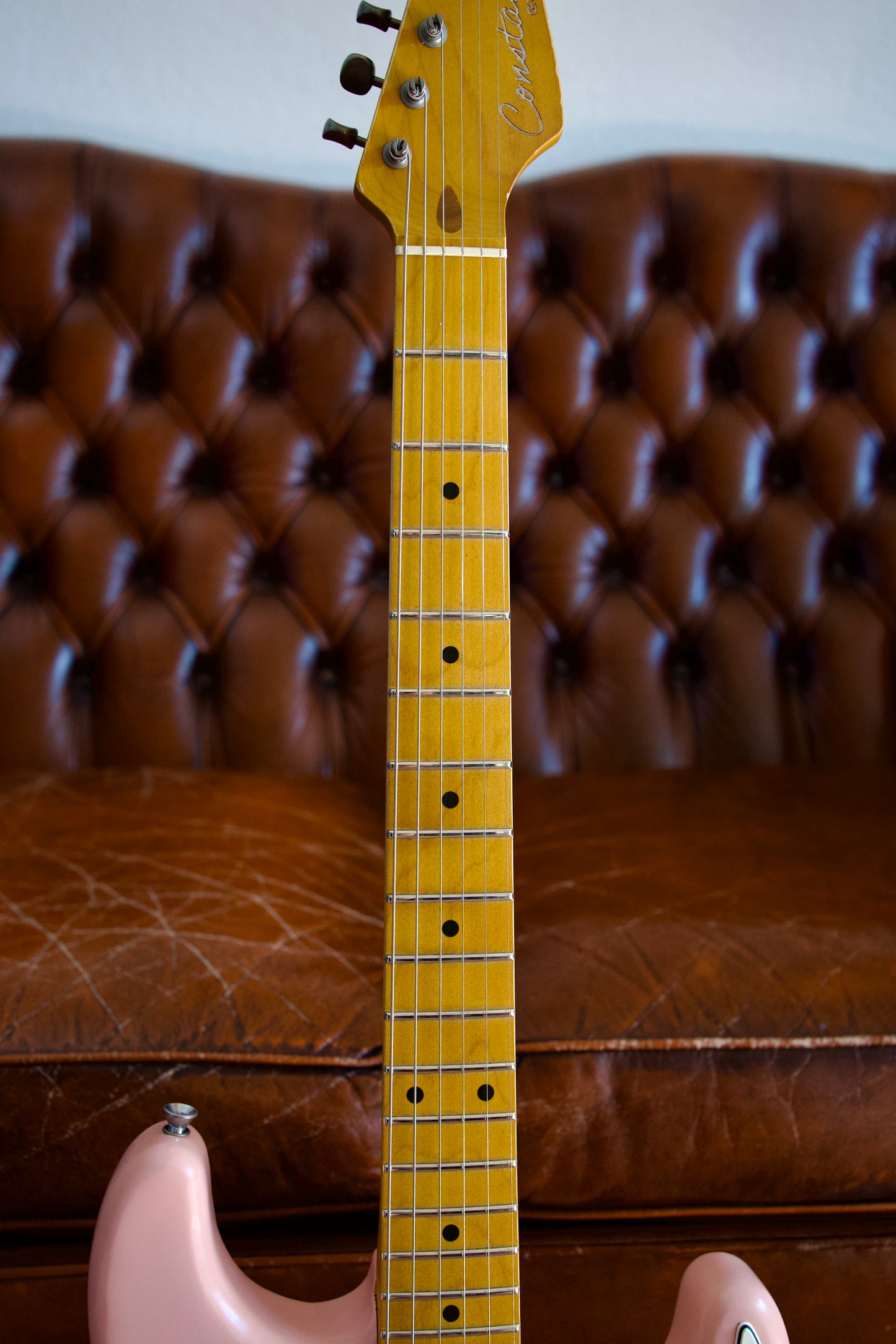 Constantin Guitars Sweetcaster Classic #0007 Aged Matte Pink
