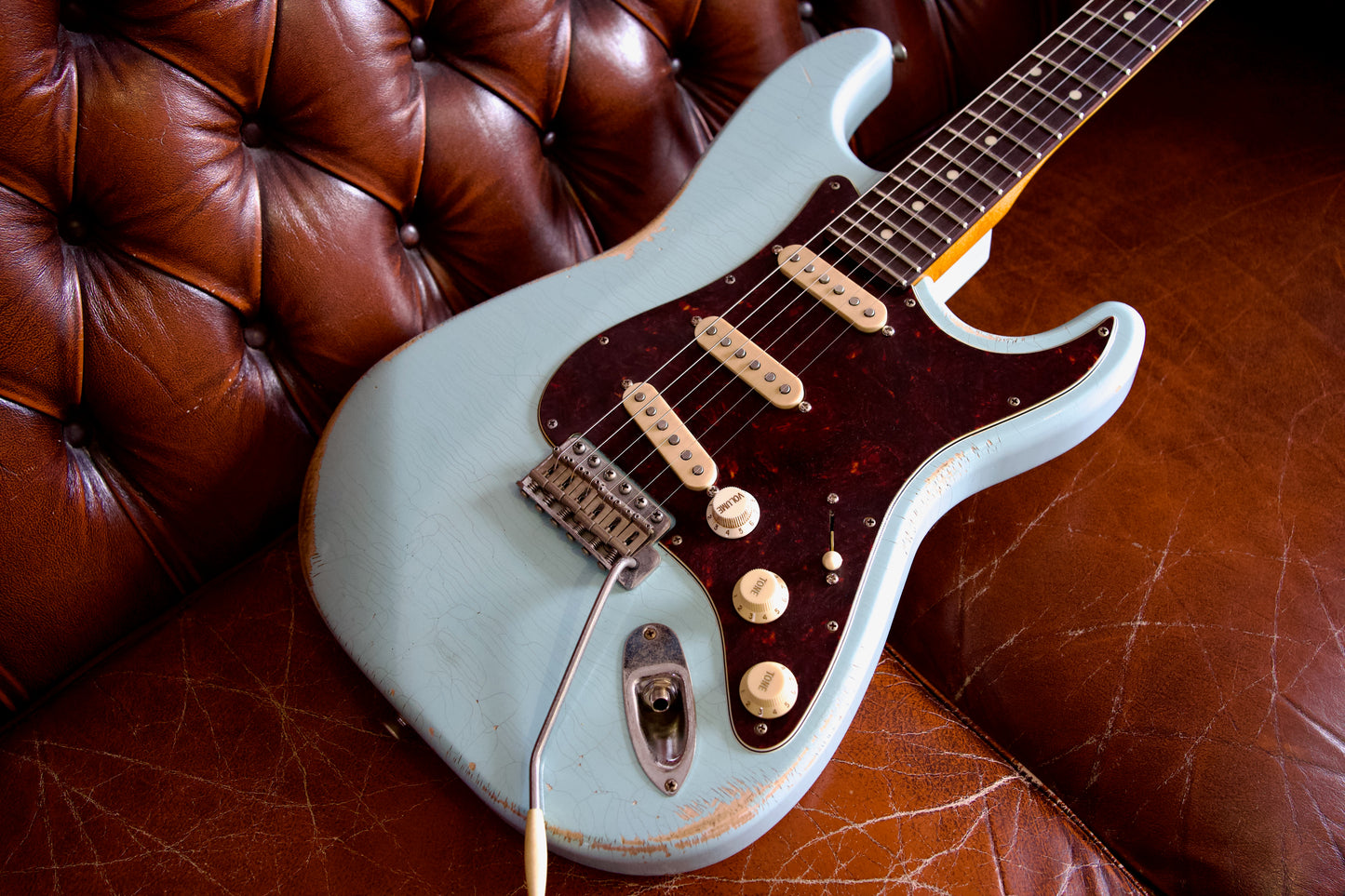 Constantin Guitars Sweetcaster #0002 Aged Sonic Blue