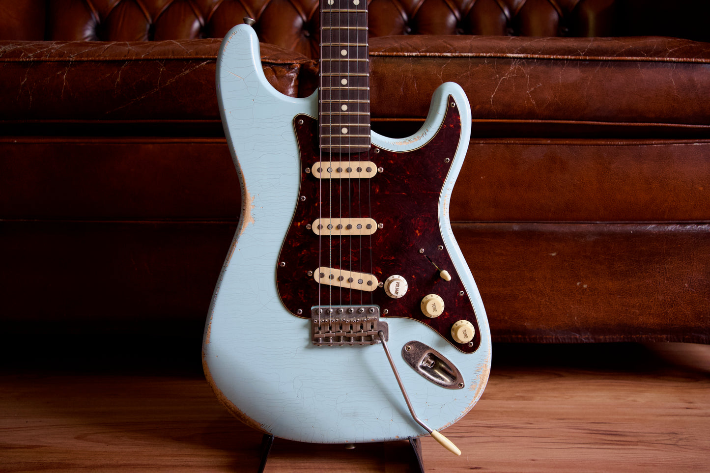 Constantin Guitars Sweetcaster #0002 Aged Sonic Blue