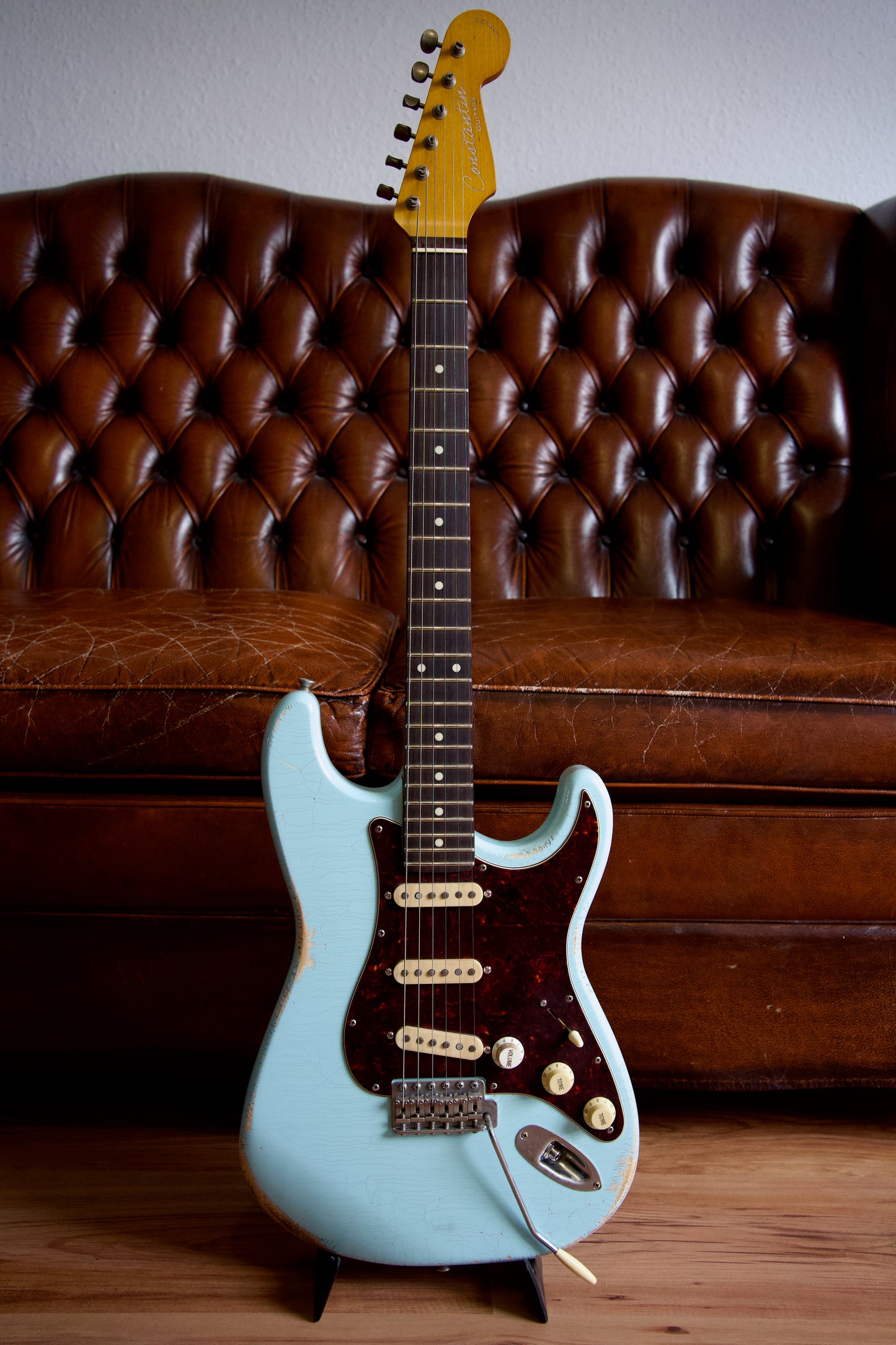 Constantin Guitars Sweetcaster #0002 Aged Sonic Blue