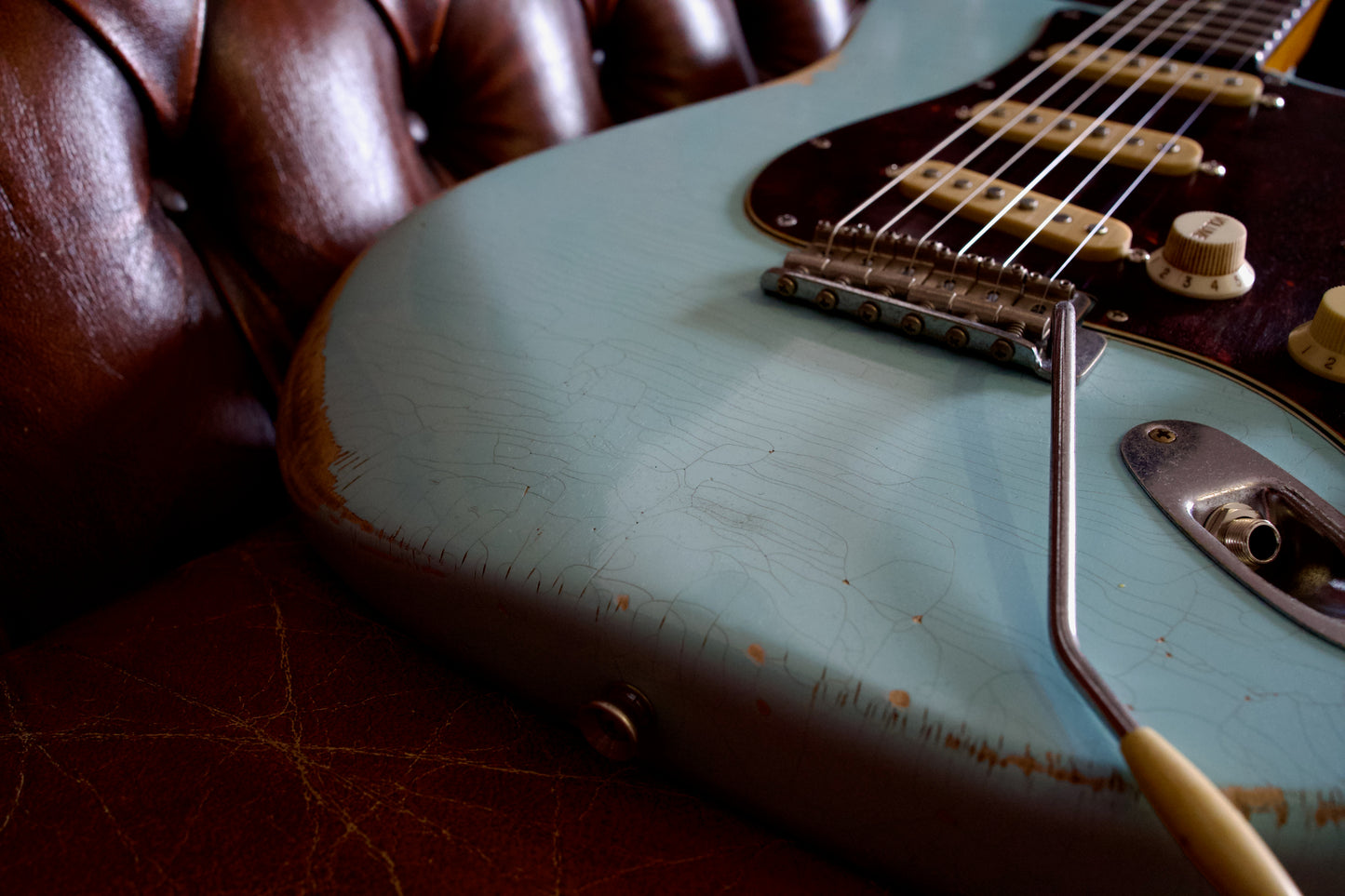 Constantin Guitars Sweetcaster #0002 Aged Sonic Blue