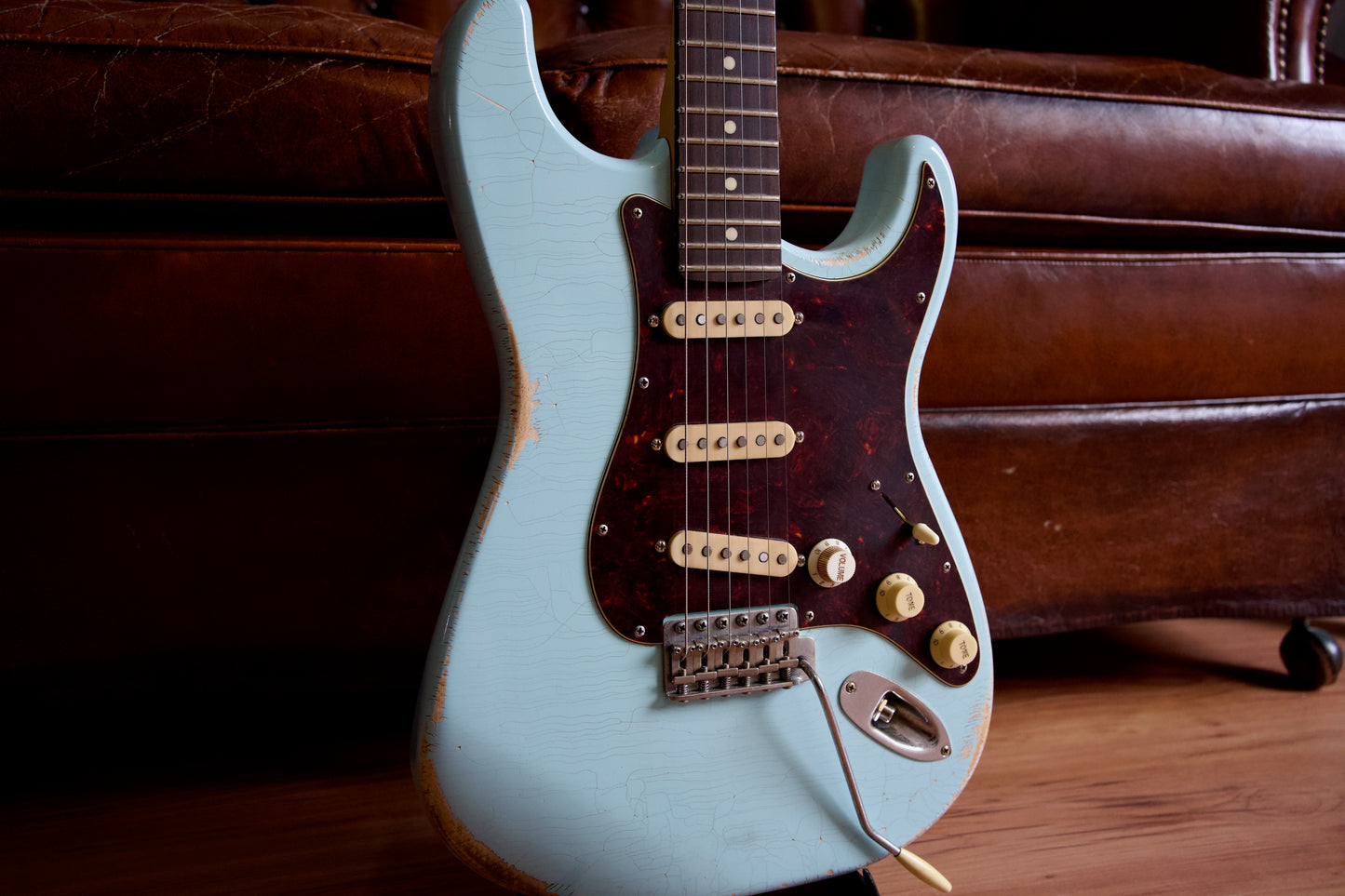 Constantin Guitars Sweetcaster #0002 Aged Sonic Blue