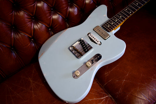 Constantin Guitars Supermaster Classic #0001 Aged Daphne Blue Satin