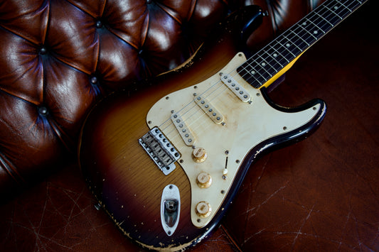 Constantin Guitars Sweetcaster Classic #0010 Aged Cherry Burst Ash